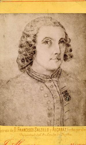 Retrato de Francisco Salzillo y Alcaraz, hecho por él mismo.