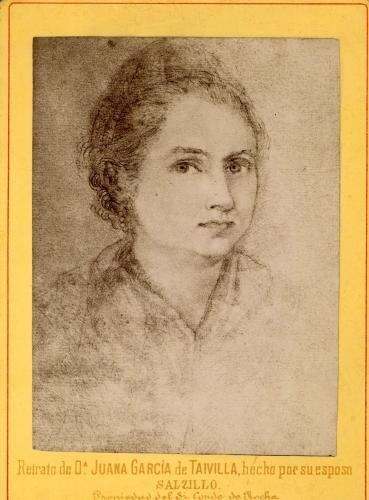 Retrato de Dª Juana García de Taivilla, hecho por su esposo Salzillo