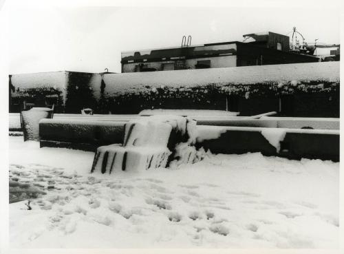 Palacio de Goyeneche. Obras de rehabilitación (nieve)