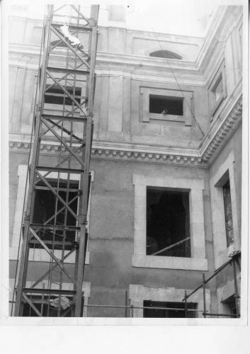 Palacio de Goyeneche. Obras de rehabilitación