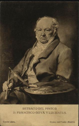 Retrato de Goya por Vicente López