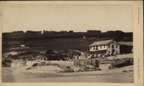 SAN JUAN DE LUZ (Francia): “Vista de la antigua Playa de Baño