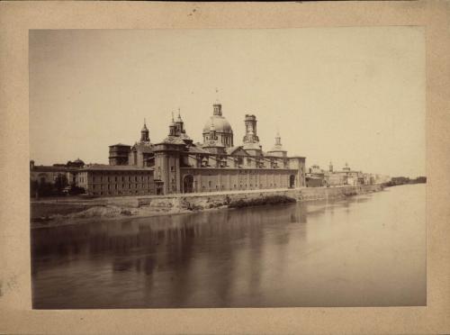 ZARAGOZA: BASÍLICA DEL PILAR: “vista desde el Ebro”