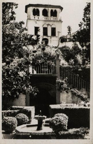 GRANADA. Generalife. Mirador y jardines