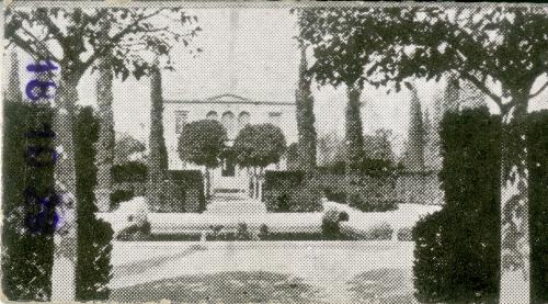 Barcelona. Exposición Universal de 1929. Detalle del parque