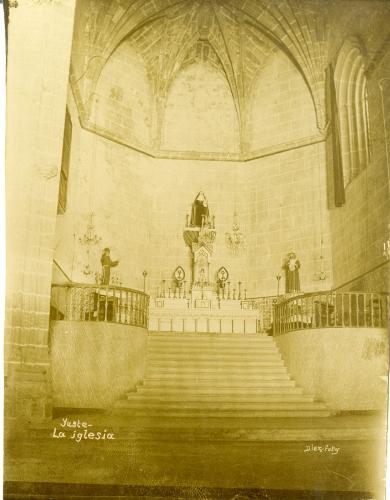 Monasterio de Yuste. Interior de la iglesia