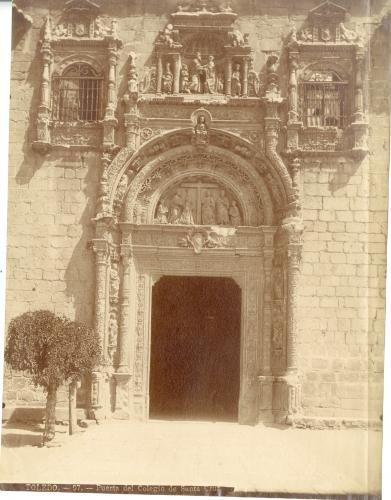 TOLEDO:  Colegio de Santa Cruz, portada