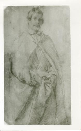 Estudio de hombre con capa (atribuido a Velázquez)