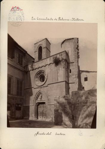 Ex-consulado de Palma de Mallorca. Frontis del oratorio