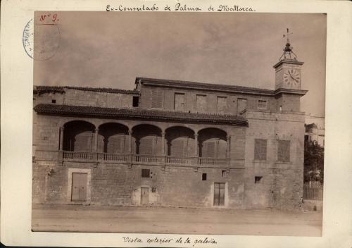 Ex-consulado de Palma de Mallorca. Vista exterior de la galería