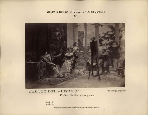 El Gran Capitán y Giorgione (J. Casado del Alisal)
