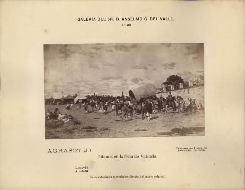 Gitanos en la feria de Valencia (J. Agrasot)