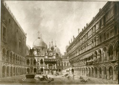 Venecia. Palacio Ducal. Patio interior