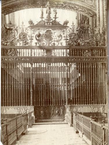 Palencia. Reja de la catedral