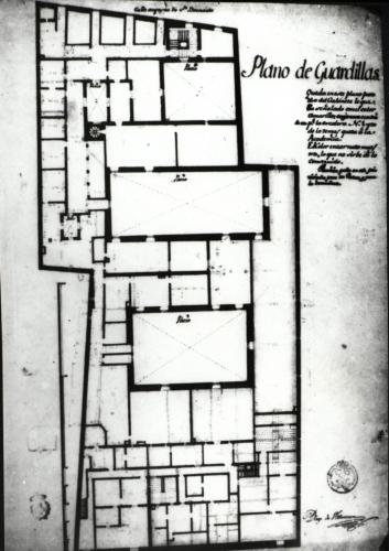 Palacio de Goyeneche. Plano de guardillas por Diego de Villanueva