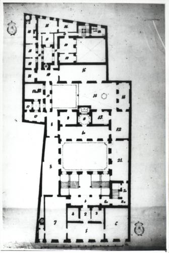 Palacio de Goyeneche. Plano por Diego de Villanueva