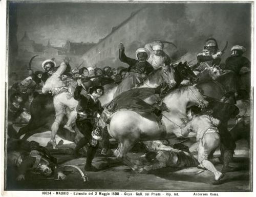 Goya. Carga de los mamelucos el 2  de mayo de 1808