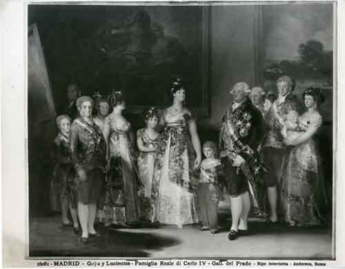 Goya. La familia de Carlos IV y María Luisa de Parma