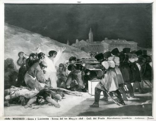 Goya. Fusilamientos en la Moncloa el 3 de mayo de 1808