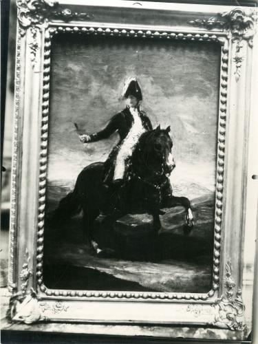 Goya. Fernando VII a caballo (boceto)