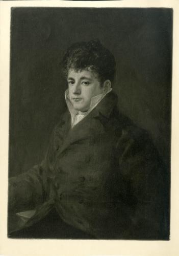 Retrato de un hombre joven. Posiblemente Javier Goya (Goya)