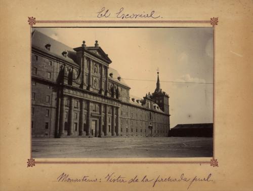 El escorial. Monasterio. Vista de la fachada principal