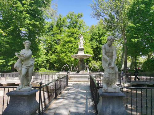 Aranjuez. Jardín de la Isla. Fuente de Hércules y la Hidra