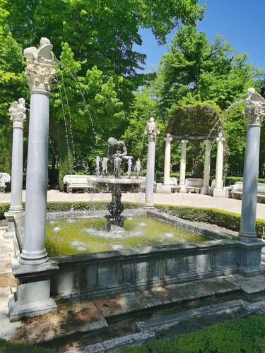 Aranjuez. Jardín de la Isla. Fuente del Espinario