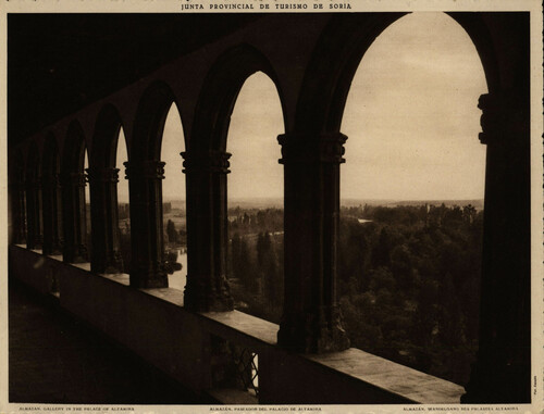 Almazán. Paseador del palacio de Altamira.