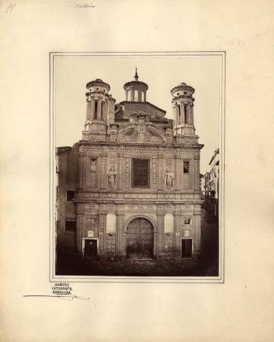 ZARAGOZA: Santo Tomás de Villanueva, Vulgo de la Mantería: fachada
