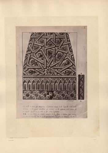 Alcázar de Segovia antes del incendio. Uno de los 8 cuerpos que componen el primer cuerpo de la Sala del Solio