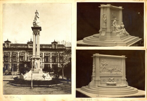 Monumento a la Inmaculada Concepción en la plaza del Triunfo. Sevilla