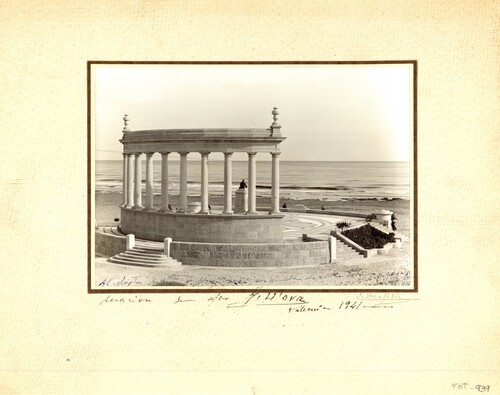 Monumento a Sorolla en la playa de la Malvarrosa (Valencia)