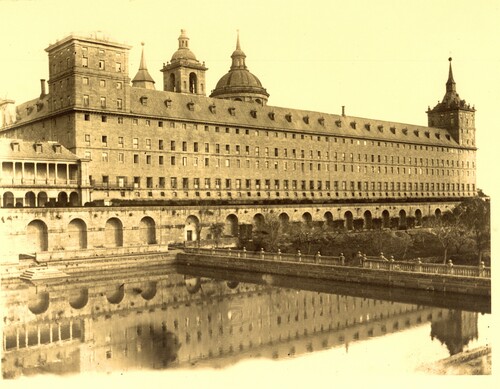 El Escorial. Monasterio y Estanque de la Huerta