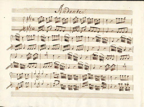 Duetto per due violini [Música manuscrita] / di Agostino Ballabene Romano.