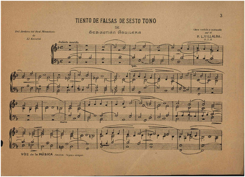 OBRAS para órgano de compositores españoles de los siglos XV, XVI, XVII y XVIII / seleccionadas escrupulosamente y ordenadas ... por Federico Olmeda.