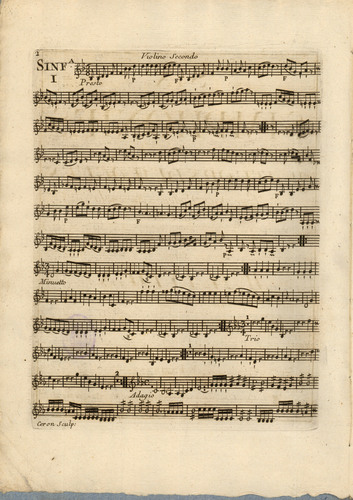 Six simphonies ou Quatuors dialogués pour deux violons alto viola et basse obligés / composés par Mr. Hayd'en.