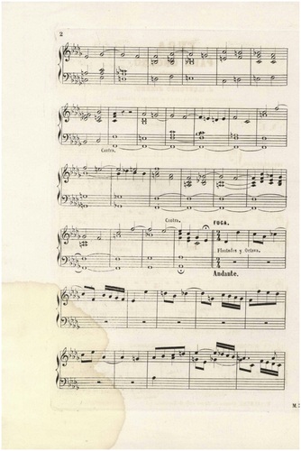 Fuga para órgano, nº 1 / compuesta por J. Ildefonso Jimeno.