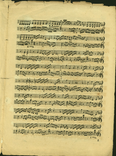 Water parted from the sea with variations for the harpsichord or the piano forte, also for german flute or violin / by Theodor Smith.