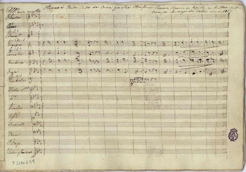 Himno a Santa Rita de Casia [Música manuscrita] / por José Ildefonso Jimeno.
