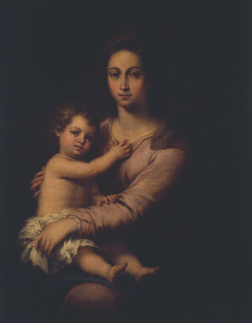 Retencion Si Min Tovar, Alonso Miguel de (atribuido a) / Murillo, Bartolomé Esteban (copia  de) - Virgen con el Niño
