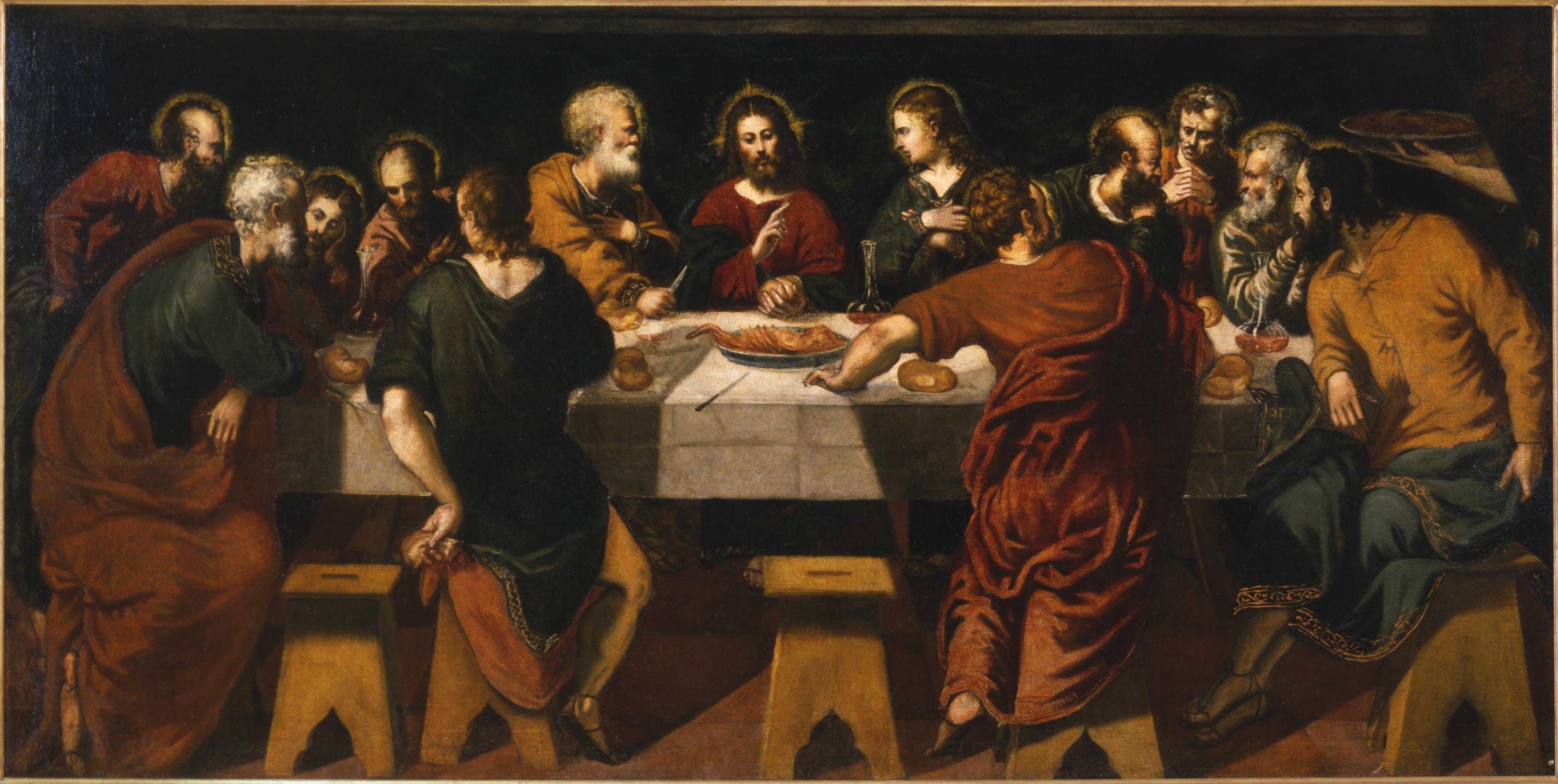 Tintoretto, Jacopo Comin de) - La Santa Cena