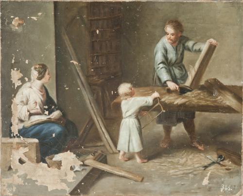 Sagrada Familia en el taller del carpintero