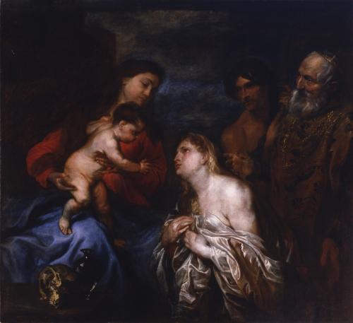 La Virgen y el Niño con los pecadores arrepentidos