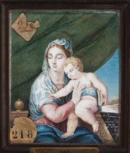 Virgen con el Niño (miniatura)