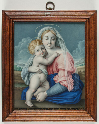 Virgen con el Niño (miniatura)