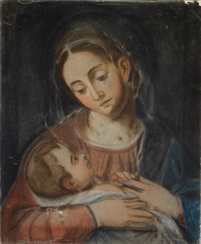 Virgen con el Niño en brazos