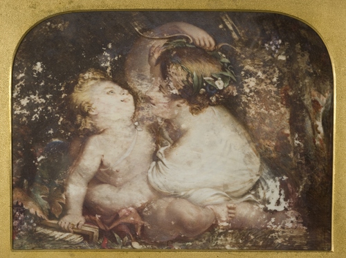 Cupido y Ninfa (miniatura)