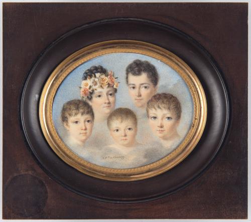 Teresa Cabarrús y su familia (miniatura)