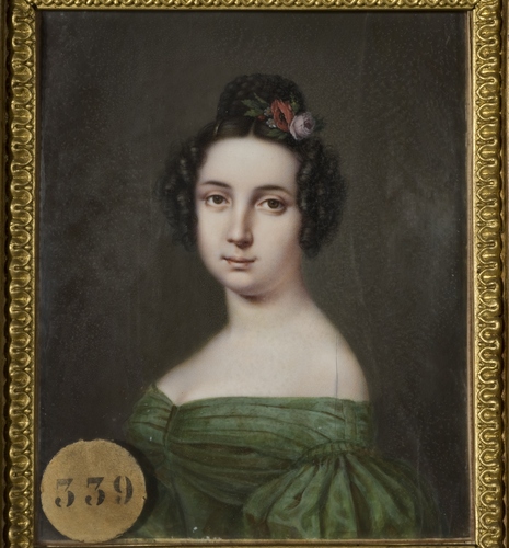 Retrato de dama joven (miniatura)